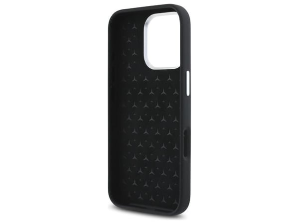 Mercedes Silicone Tonal Logo MagSafe-skal till iPhone 16 Pro - svart