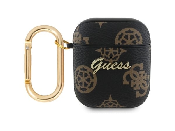 Guess Guess GUA2PG4GPK AirPods 1/2 cover black/black 4G Hook