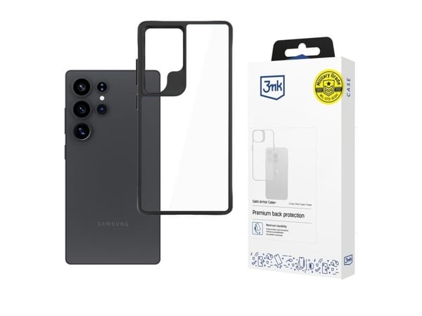 3MK Satin Armor Case+, deksel, Samsung, Galaxy S25 Ultra, 17,3 cm (6,8"), gjennomsiktig