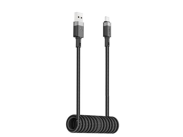 Acefast C14-04 USB-A - USB-C jousikaapeli 480Mb/s 3A 1.2m - musta - musta