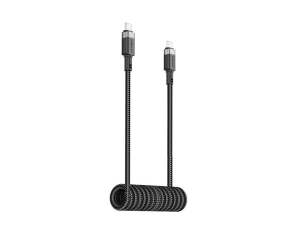 Acefast C14-03 USB-C - USB-C jousikaapeli 480Mb/s 3A 1.2m - musta - musta