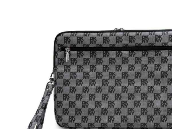 DKNY sleeve rutete mønster trykte striper 16" laptop-etui - svart
