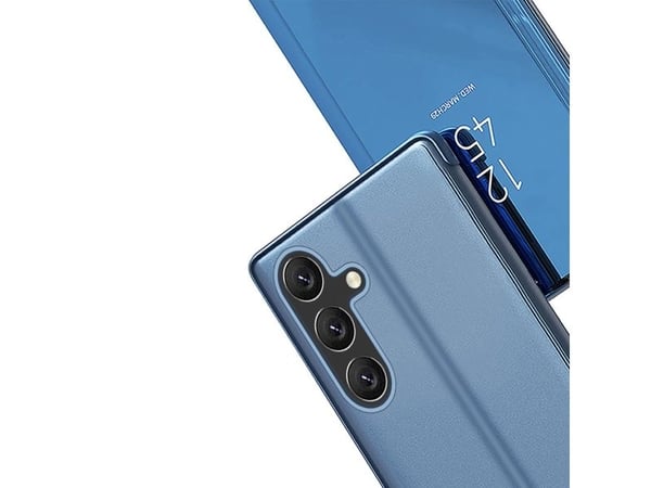 Clear View-deksel med flip til Samsung Galaxy S25+ - blå