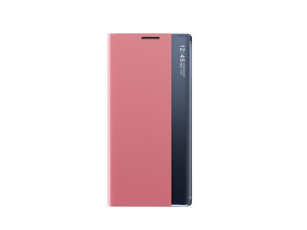 New Sleep Case til Samsung Galaxy S25 Ultra deksel med flip og stativ - rosa