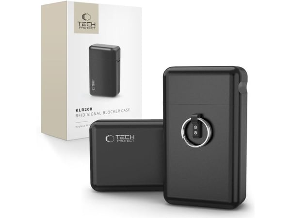 Tech-Protect KLR200 metall bilnøkkel-etui RFID-beskyttelse - svart