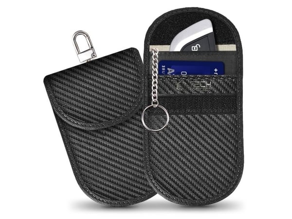 Tech-Protect nøkkelveske RFID signalblokkering KLR100, karbon