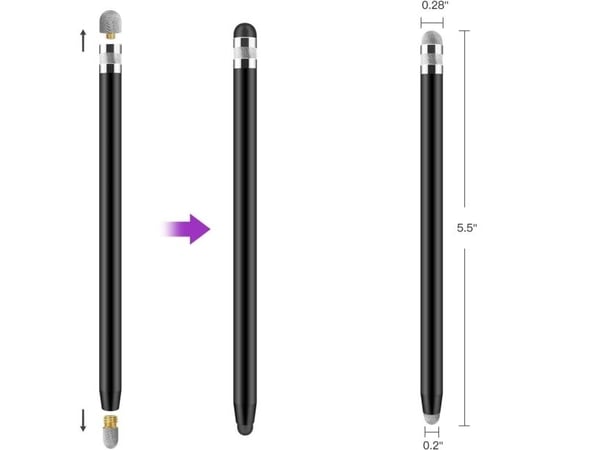 Stylus Tech-Protect TECH-PROTECT USP100 4-TIP touch stylus penn fiolett/rosa