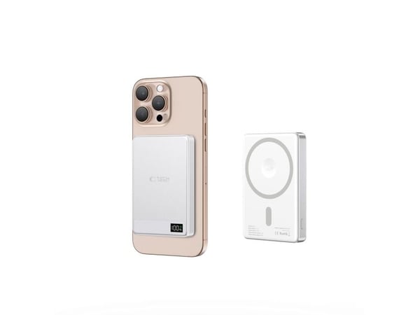 Tech-Protect PB33 LIFEMAG Magsafe powerbank 5000 mAh sølv