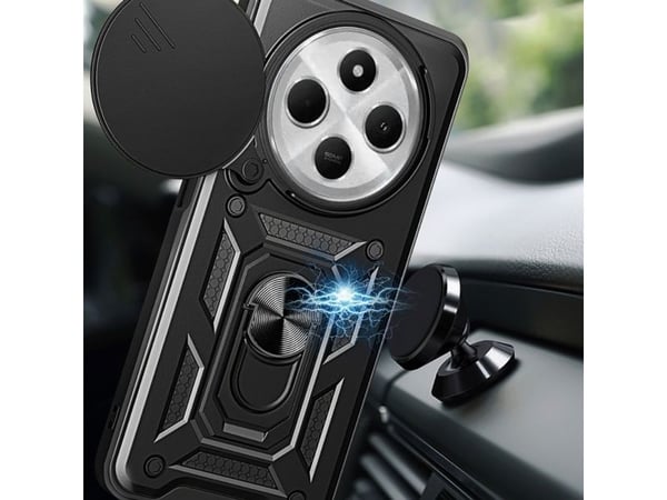 "Camshield Pro Cover Xiaomi Redmi 14C" Musta