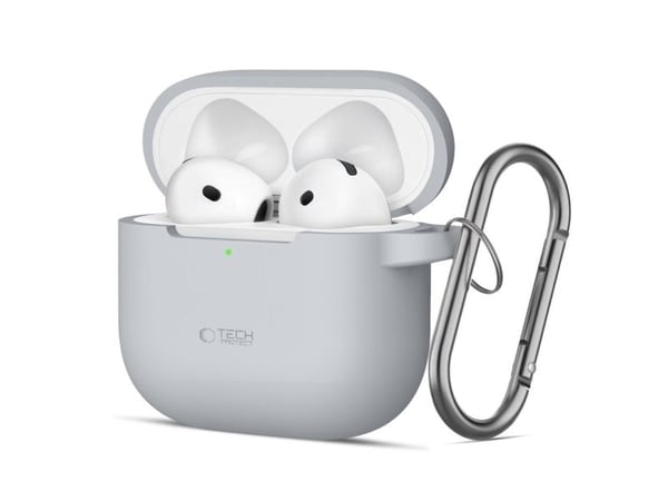 Tech-Protect silikonkrok för Apple AirPods 4 - Crayon Grey