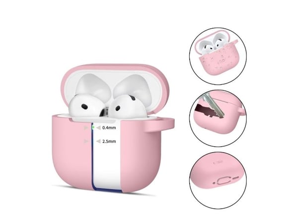 Tech-Protect silikonhake Apple AirPods 4 dusty pink