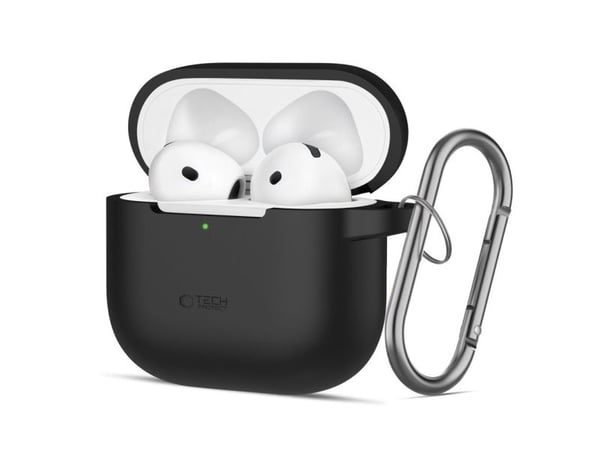 Tech-Protect TECH-PROTECT silikonhake för Apple AirPods 4 svart