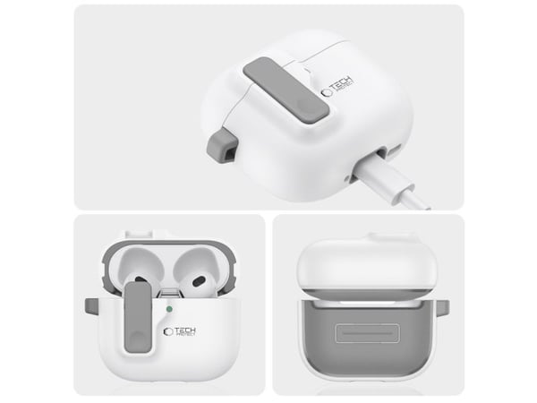 Tech-Protect TECH-PROTECT SLIM HOOK Apple AirPods 4 vit