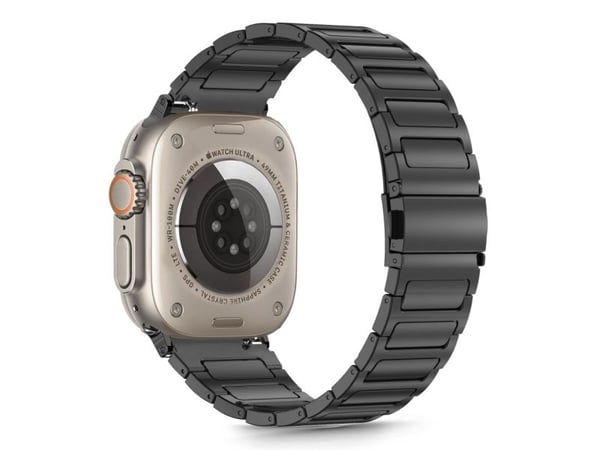 Tech-Protect stropp til APPLE WATCH 6 / 7 / 8 / 9 / 10 / SE / ULTRA 1 / 2 (44 / 45 / 46 / 49 MM) Tech-Protect Stainless Classic sort