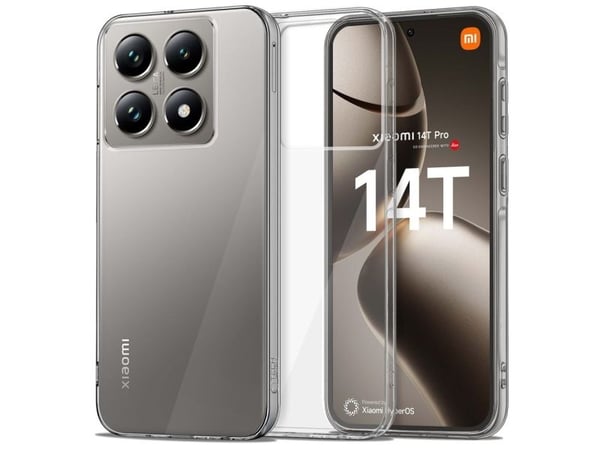 Tech-Protect XIAOMI 14T PRO-deksel Tech-Protect Flexair Hybrid Klar gjennomsiktig