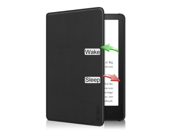 Tech-Protect etui til Kindle Paperwhite VI / 6 / ColorSoft / Signature Edition - svart Tech-Protect SmartCase