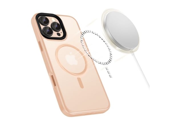 Tech-Protect MagMat MagSafe-skal för iPhone 16 Pro Max - rosa