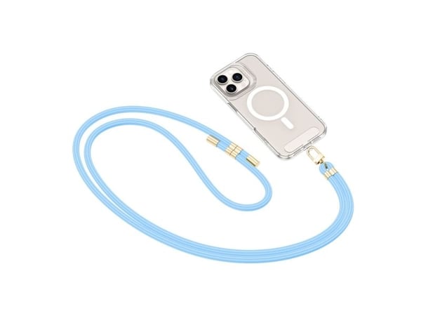 Tech-Protect C7S rope crossbody stropp baby blue/gold