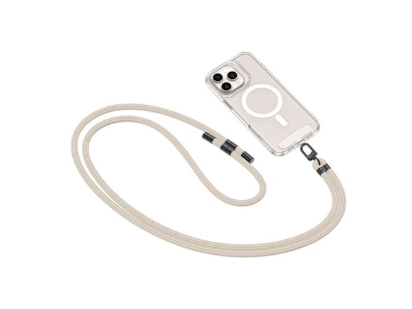 Tech-Protect C7S rope crossbody-rem taupe/svart