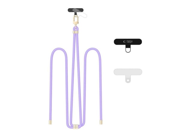 Tech-Protect TECH-PROTECT C7S rope crossbody-rem lavender/gold