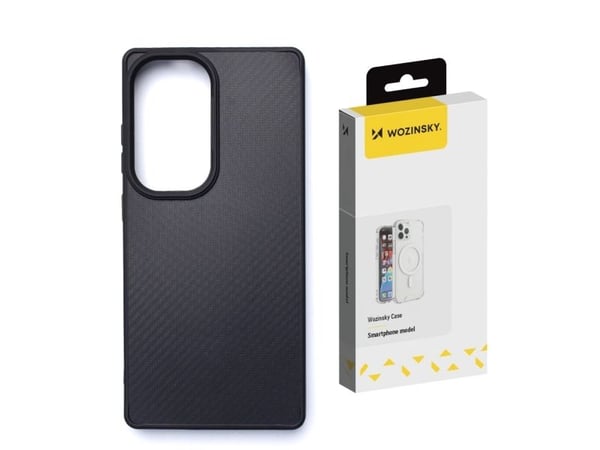 Wozinsky karbonfiber-deksel med MagSafe for Samsung Galaxy S25+ - Svart