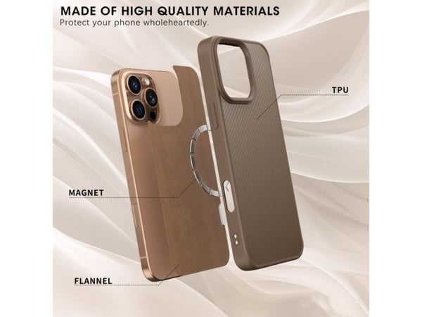 Wozinsky karbonfiber-deksel med MagSafe for Samsung Galaxy S25+ - Svart