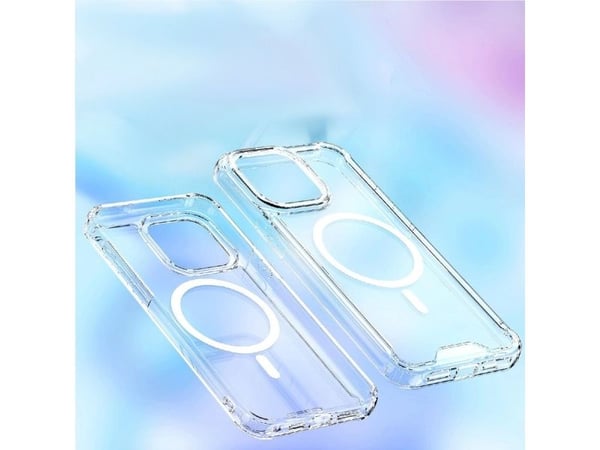 Wozinsky Clear Corner Case MagSafe Samsung Galaxy S25:lle - läpinäkyvä