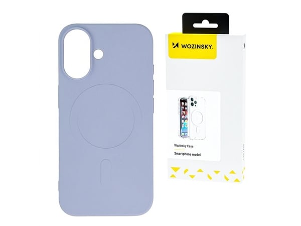 Wozinsky flytende silikonetui med MagSafe for Samsung Galaxy S24 FE - lilla