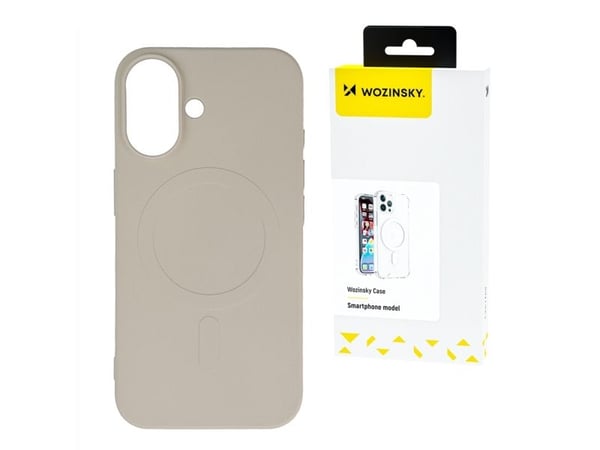 Wozinsky Silikonetui Kompatibel med MagSafe til Samsung Galaxy S24 FE - Beige
