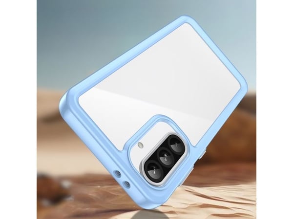Outer Space-skal för Samsung Galaxy A56 med flexibelt skal - blå
