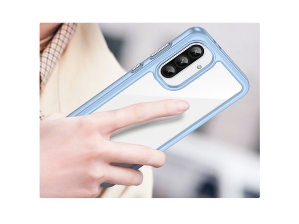 Outer Space-skal för Samsung Galaxy A56 med flexibelt skal - blå