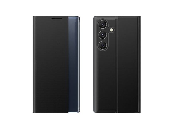 New Sleep-etu i flipcover med stativfunksjon til Samsung Galaxy A26 - svart