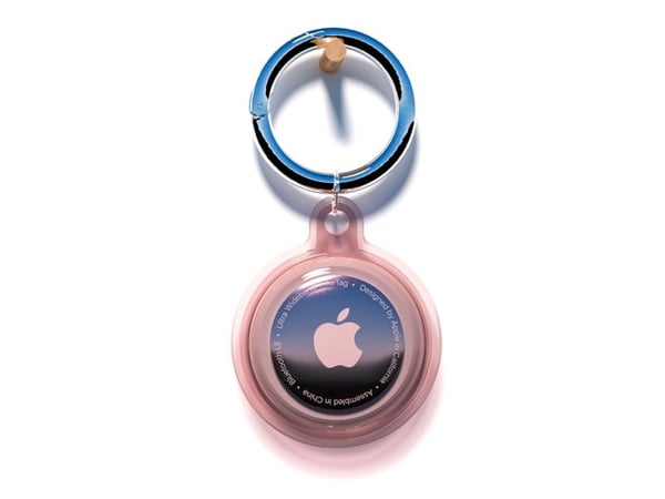 Hurtel vanntett etui til Apple AirTag rosa