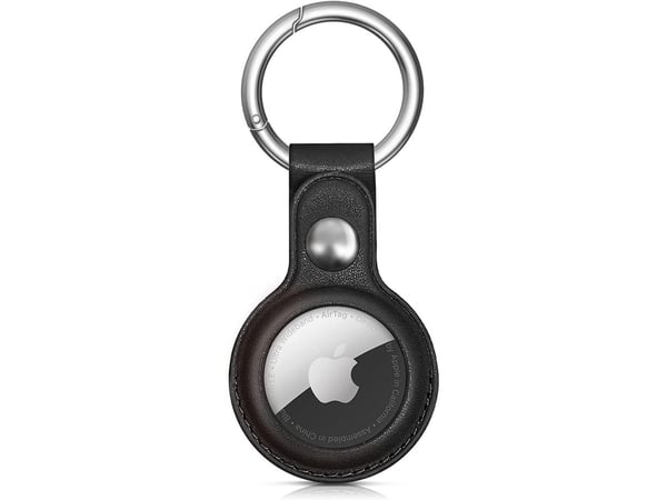 Kotelo Apple AirTag z ekoskóry - musta