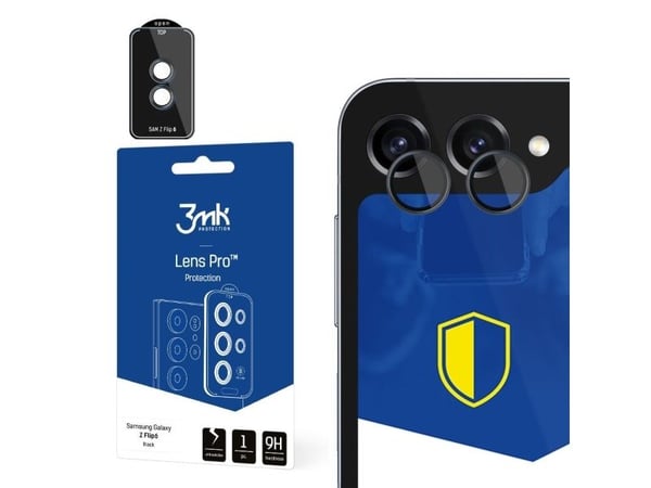 3MK 3mk Lens Protection Pro for Samsung Galaxy Z Flip 6, svart