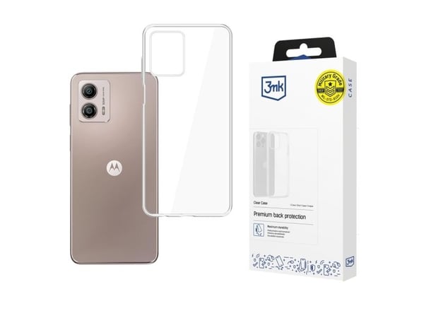 3MK Clear Case-etu til Motorola Moto G53