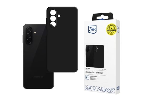 3mk Matt Case - Beskyttende deksel for mobiltelefon - termoplast-polyuretan (TPU) - svart - for Samsung Galaxy A26