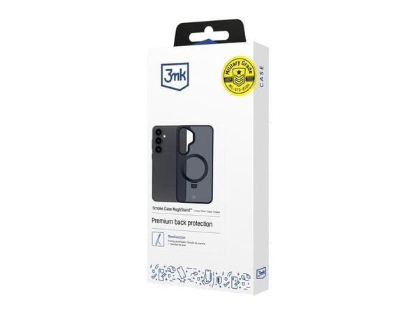 3MK Smoke Case Mag&Stand etui for Samsung Galaxy S25