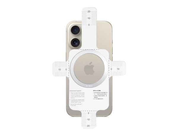 TECH-PROTECT MMP-110 2-i-1 magnetisk Magsafe-ring sølv/sølv