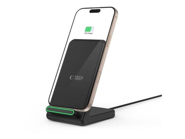 TECH-PROTECT QI15W-A40 trådløs lader svart