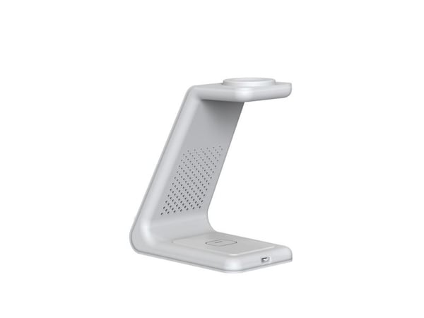 TECH-PROTECT QI15W-A36 3-i-1 trådlader for Apple hvit