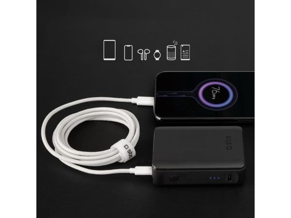 SBS TECABLETISSUETCCG 1,5 m USB-C USB-C USB 2.0 480 Mbps Hvid
