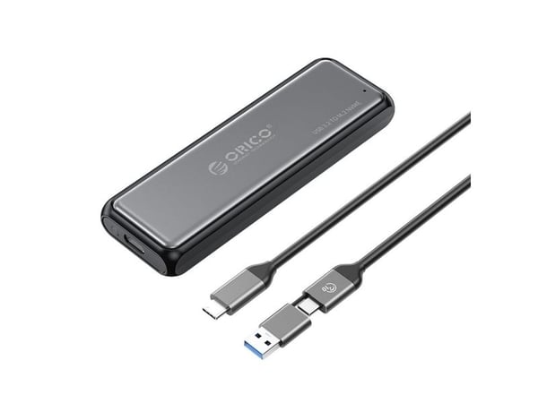 Orico diskhölje M.2 NVMe USB-C 3.2 10Gbps, grå