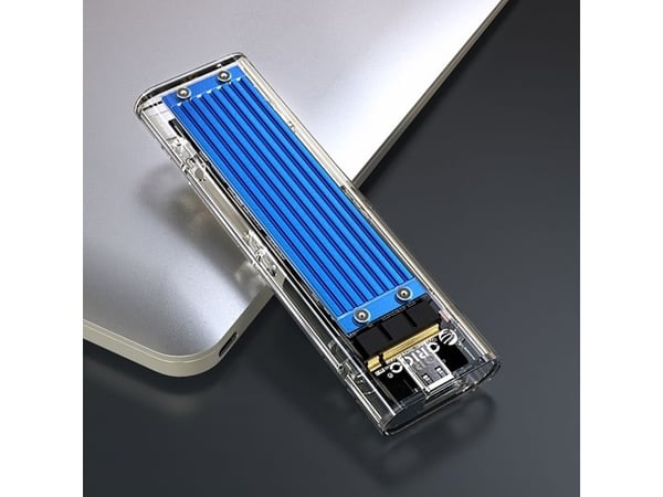 Orico M.2 NVMe-diskfack till USB-C 10Gbps – blå