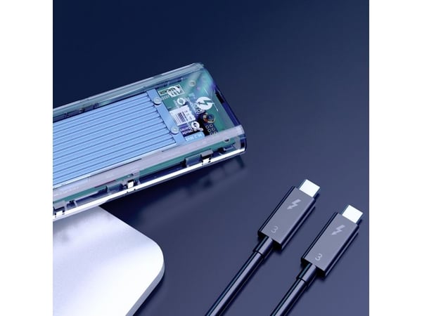 Orico M.2 NVMe-diskfack till USB-C 10Gbps – blå