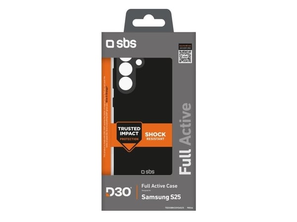 D3O Black cover Samsung S25, black