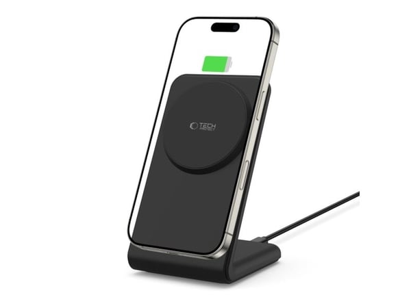 TECH-PROTECT QI15W-A38 MAGNETIC MAGSAFE WIRELESS CHARGER BLACK