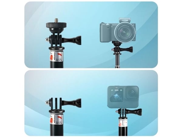 TECH-PROTECT GA100 monopod & selfie-stick for GoPro / DJI svart