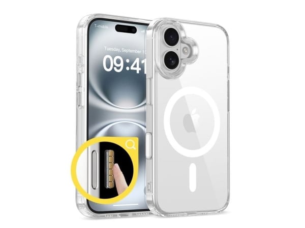 TECH-PROTECT FLEXAIR HYBRID CC MAGSAFE IPHONE 16 CLEAR