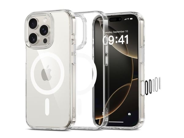 TECH-PROTECT FLEXAIR HYBRID CC MAGSAFE IPHONE 16 PRO CLEAR